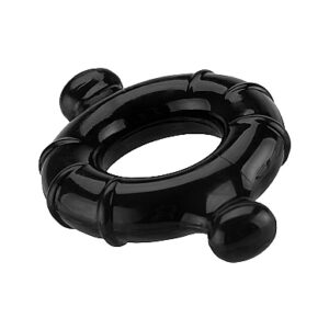 Anello fallico in TPE ABS di colore nero