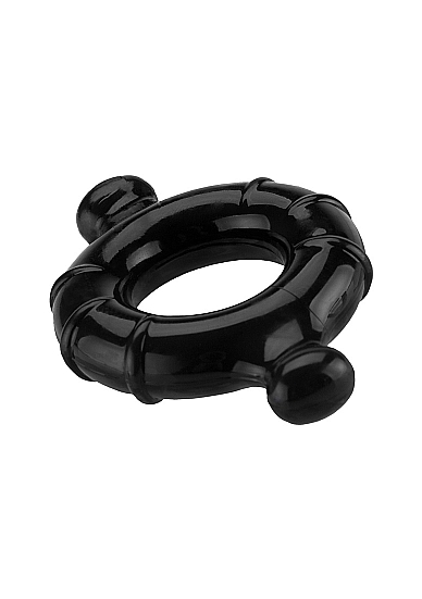 Anello fallico in TPE ABS di colore nero