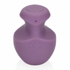 Vibratore da dito in silicone ABS di colore viola