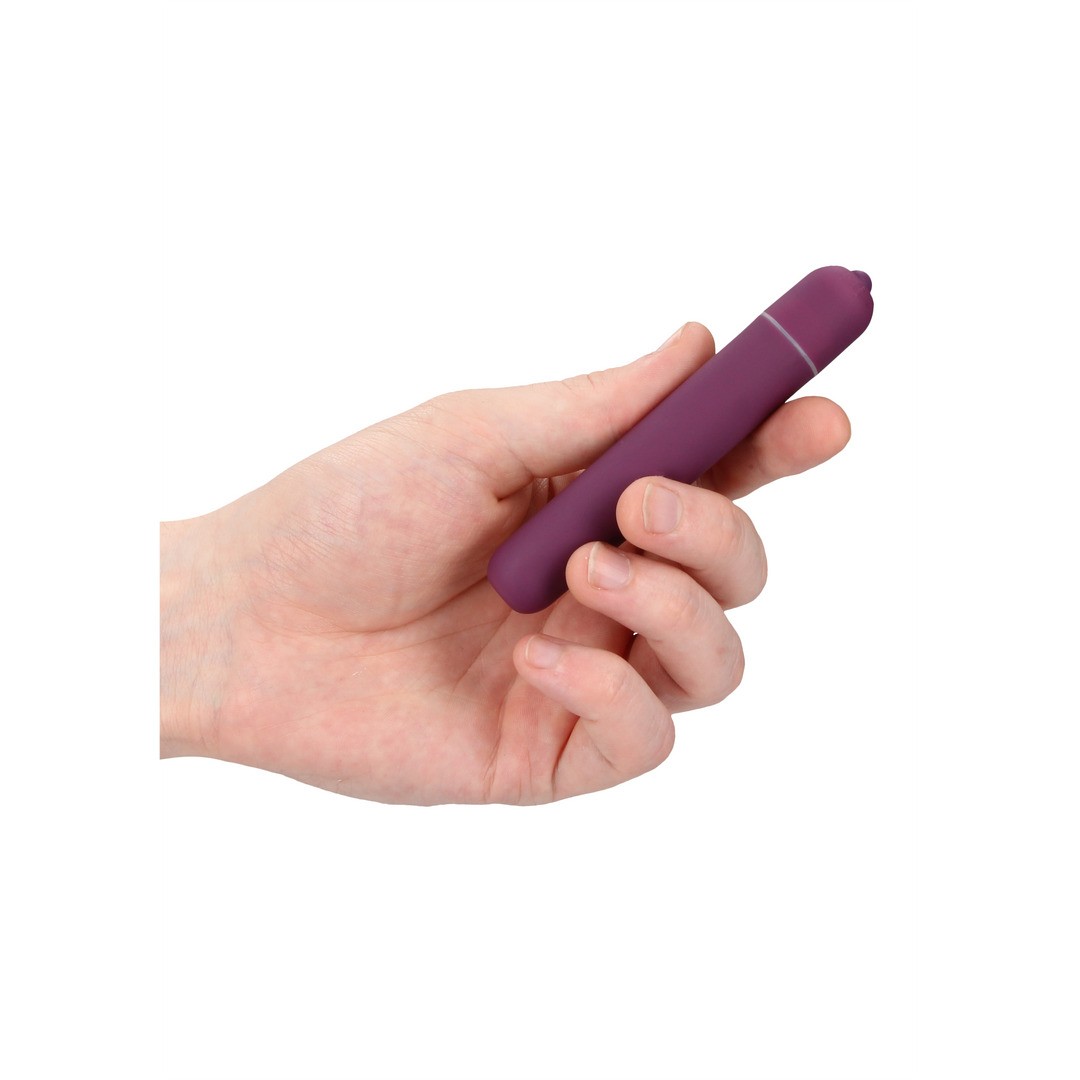 Bullet vibrante in velvet touch ABS 10 velocità di colore viola