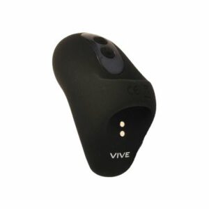 Vibratore da dito in silicone di colore nero