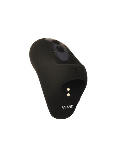 Vibratore da dito in silicone di colore nero
