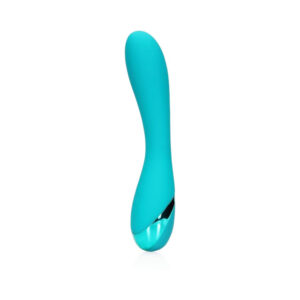 Vibratore punto G in silicone di colore verde