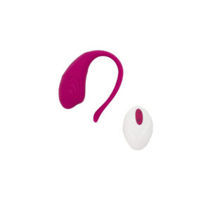 Ovetto vibrante in silicone ABS con telecomando a distanza di colore fucsia