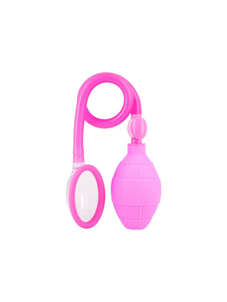 Pompa per clitoride in silicone effetto vacuum sottovuoto di colore rosa