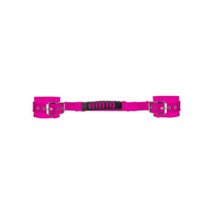 Costrittori per polsi con cinghia regolabile in ecopelle di colore rosa
