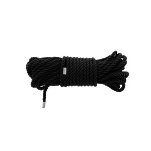 Corda per bondage in nylon di colore nero 10 metri