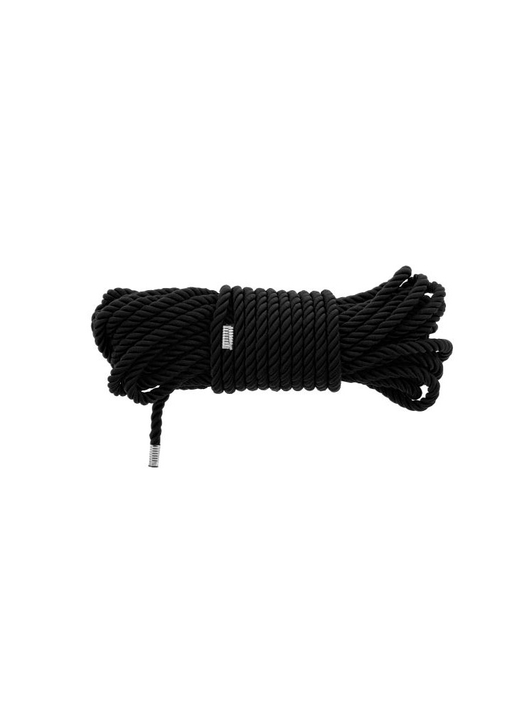 Corda per bondage in nylon di colore nero 10 metri