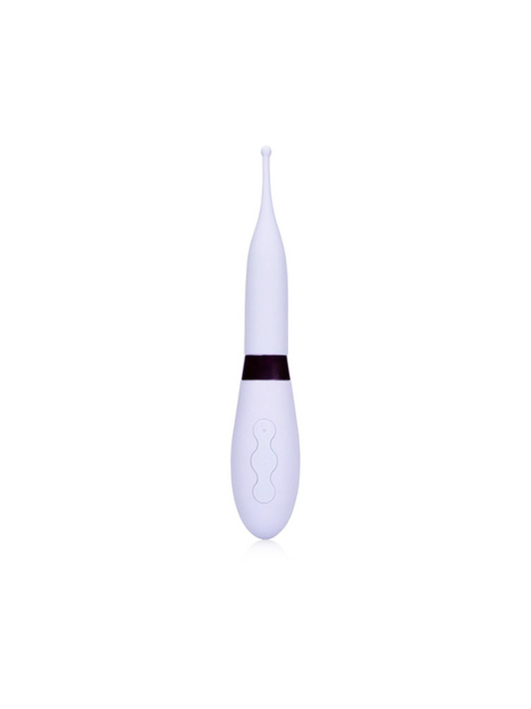 Stimolatore clitorideo in silicone ABS color lavanda con testina piccola e flessibile