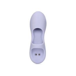 Vibratore da dito in silicone ABS di colore lilla