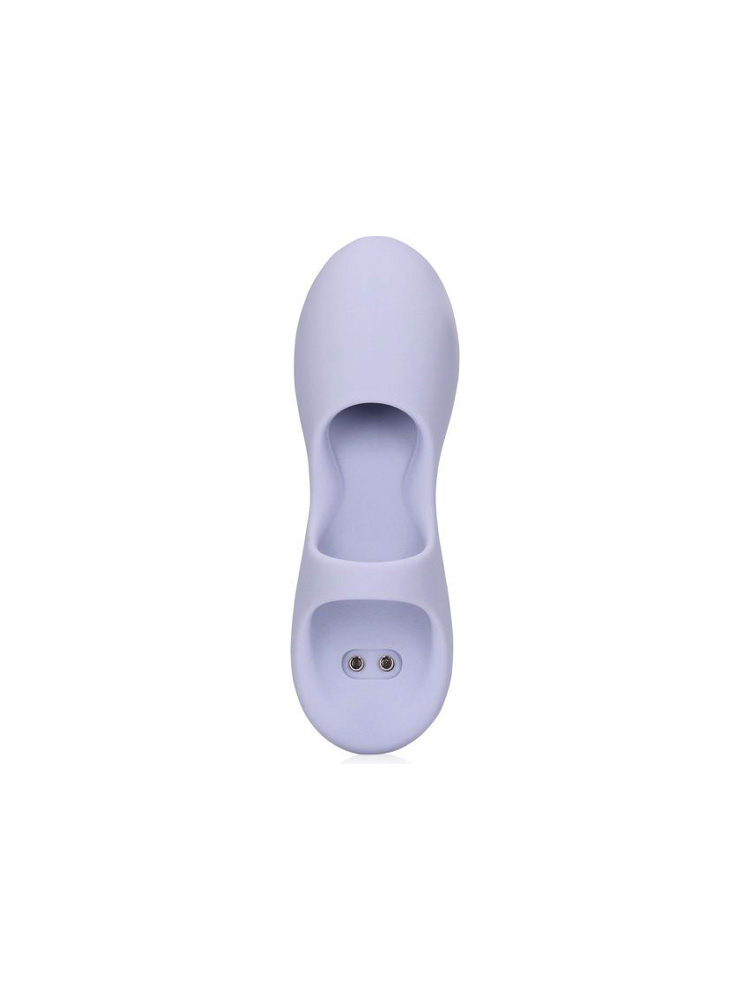 Vibratore da dito in silicone ABS di colore lilla