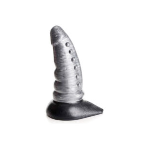 Dildo bizzarro mostruoso in silicone ABS di colore nero con ventosa 20 cm