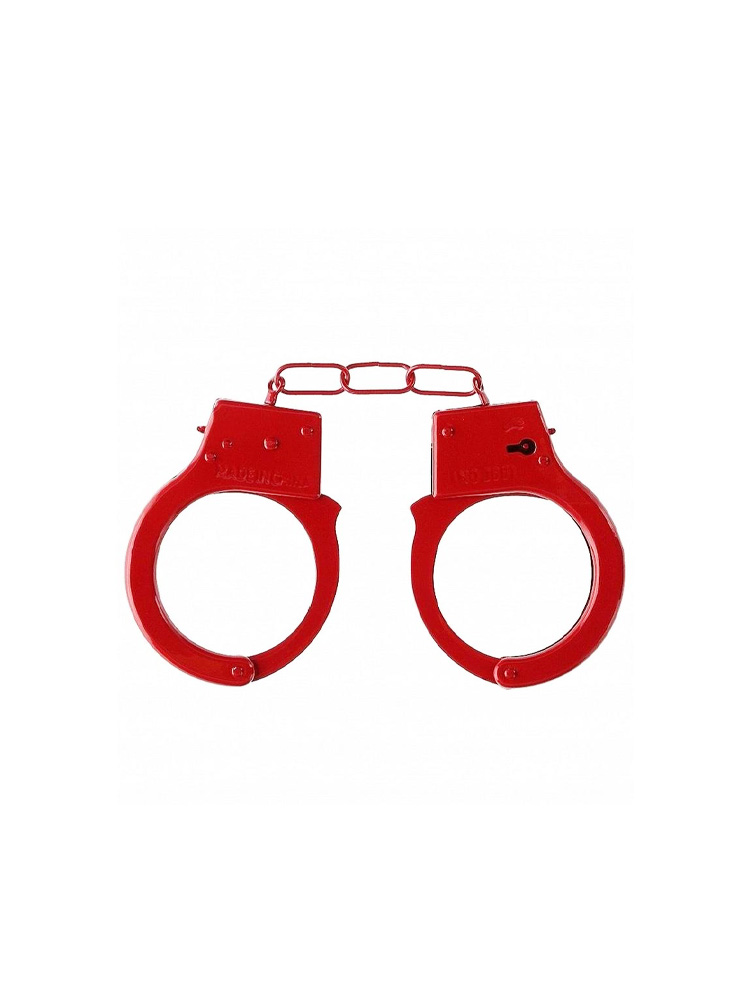 Manette in metallo per principianti di colore rosso