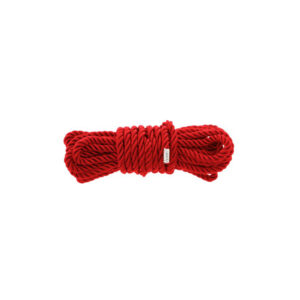 Corda per bondage in nylon di colore rosso 5 metri