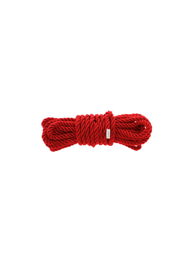 Corda per bondage in nylon di colore rosso 5 metri
