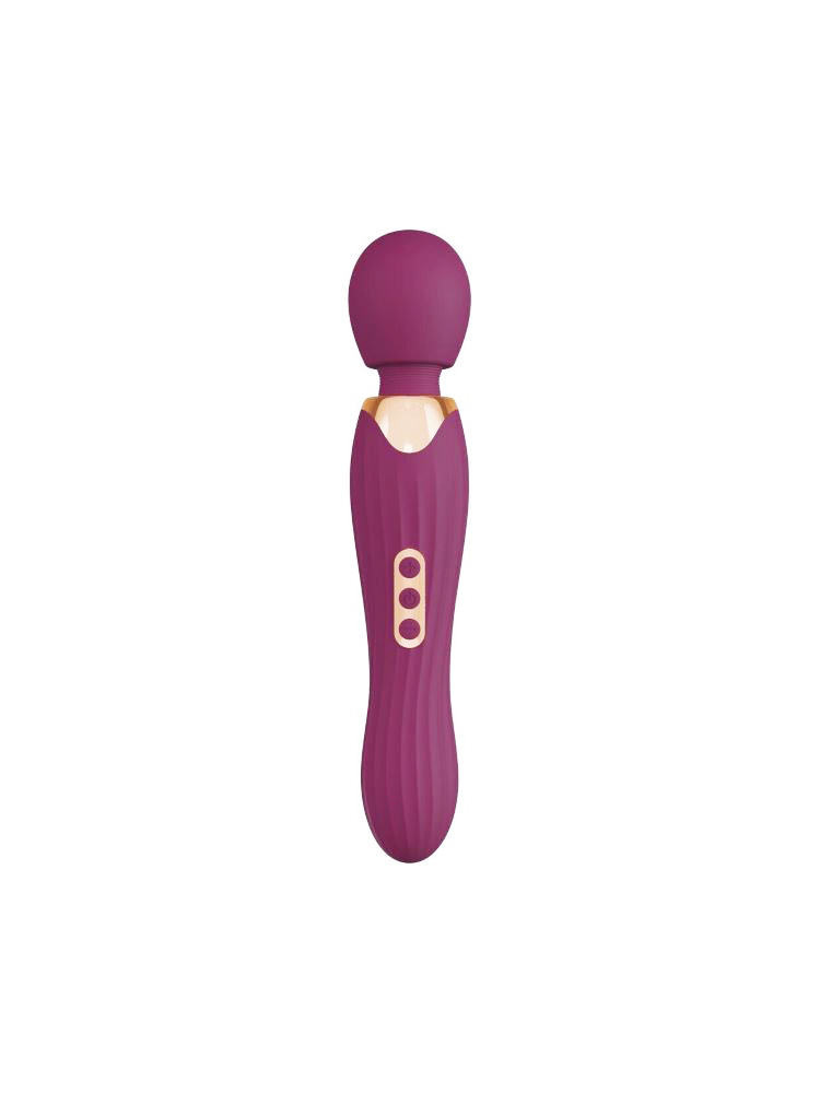 Vibratore wand di grandi dimensioni in silicone di colore viola